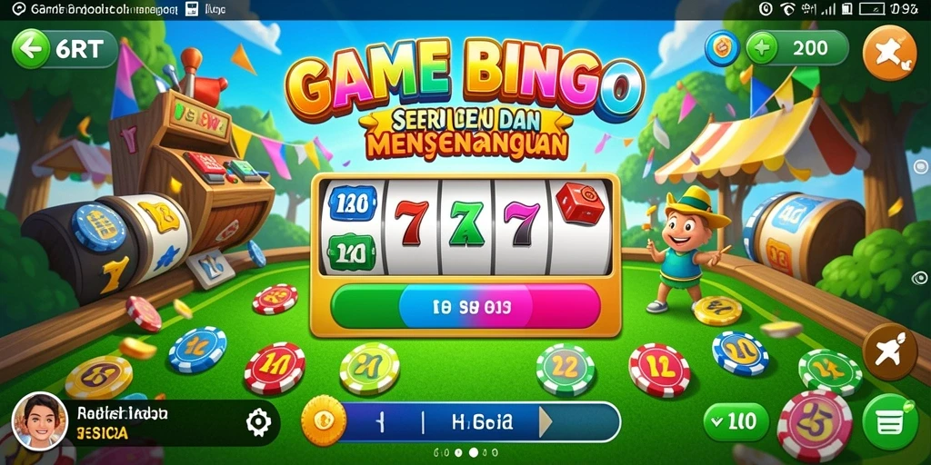 Tampilan gameplay 6RT yang seru dan interaktif untuk semua pemain Bingo.