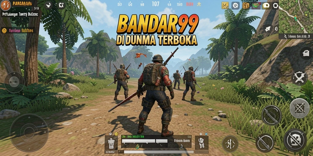 Tampilan luar biasa dunia terbuka dalam BANDAR99.