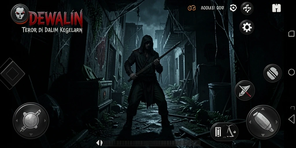 Gameplay menyeramkan DEWALIN dengan makhluk-makhluk misterius.