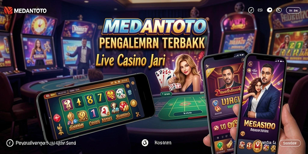 Tampilan gameplay Live Casino yang interaktif dan mengesankan