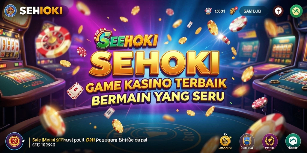 Tampilan gameplay SEHOKI dengan berbagai pilihan permainan Kasino.