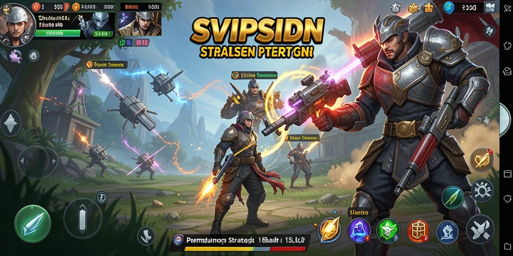 Tangkapan layar gameplay menarik dari SVIPSIDN dengan pertarungan strategis.
